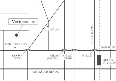 veritecoeur shopの地図